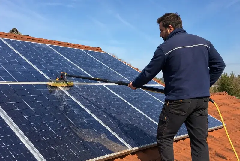 Nettoyage et entretien de panneaux solaires à Sabres