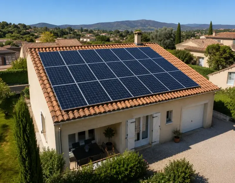 Prime à l'autoconsommation panneaux solaires Sabres — aide financière de l'État